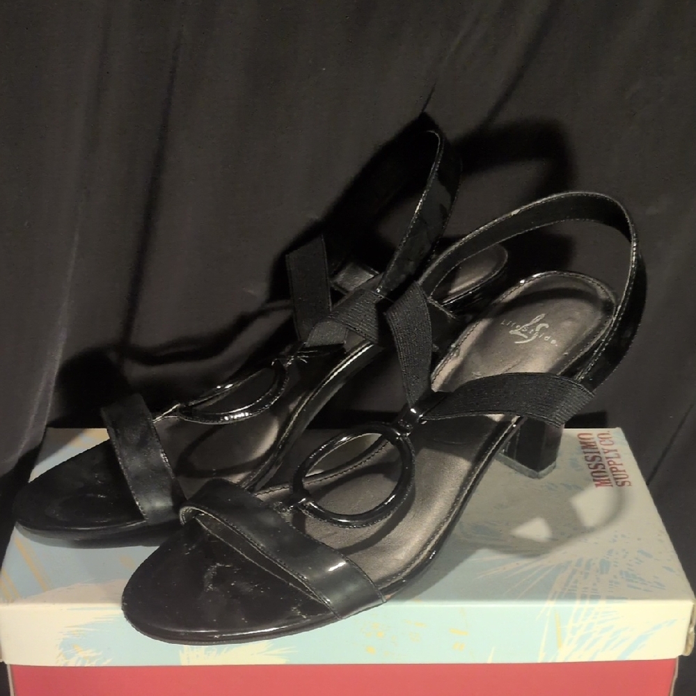 Mossimo Supply Co. Black Strappy Heels